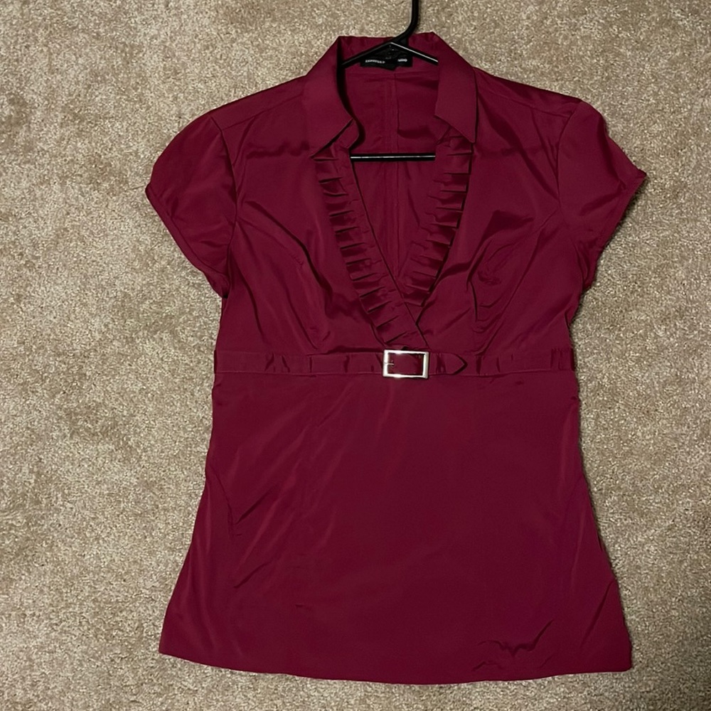 Express short sleeve blouse